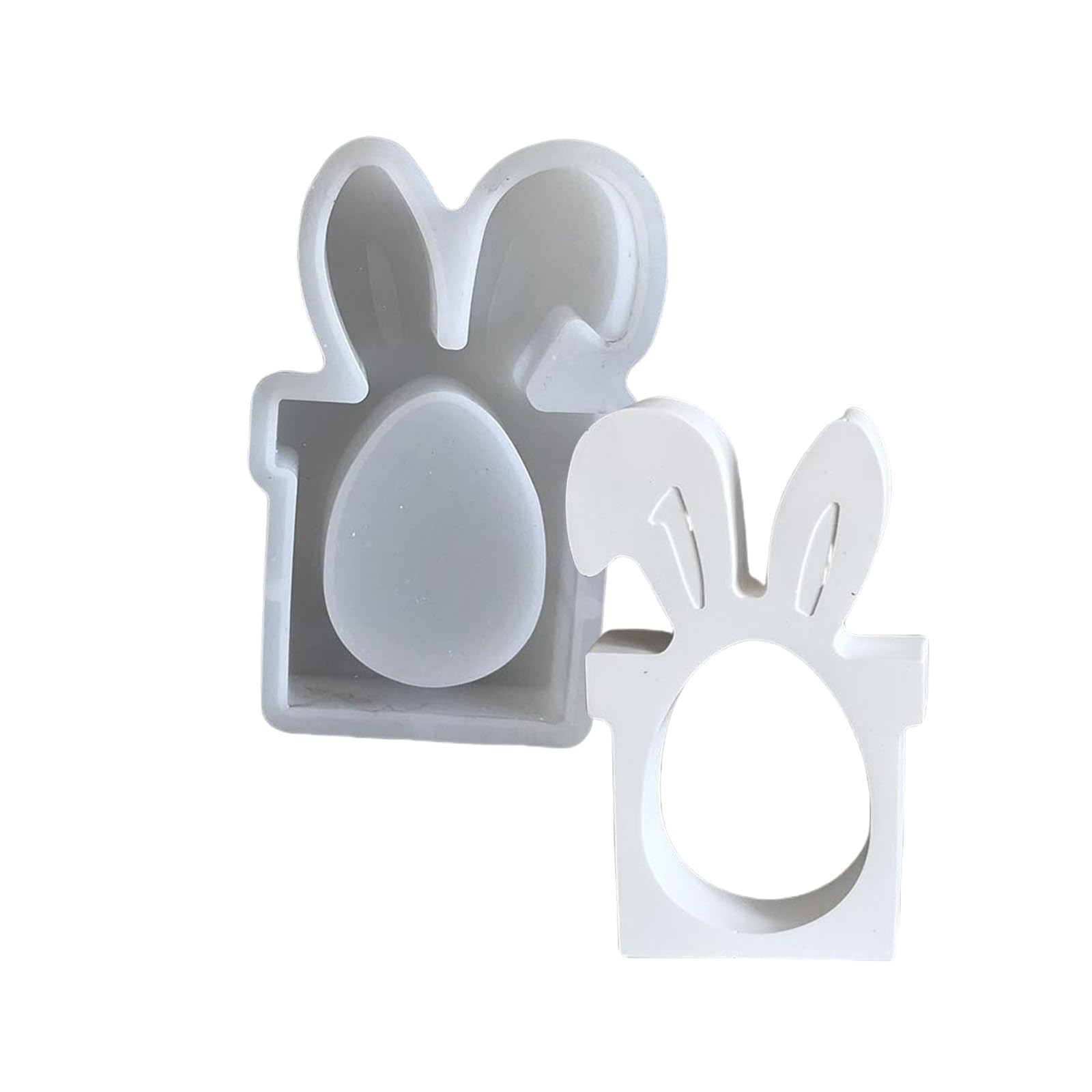 Kalttoy Rabbits Ear Silicone Molds Bunnies Ear Silicone Molds for Fondant Chocolate Cake Baking Gypsum Mold