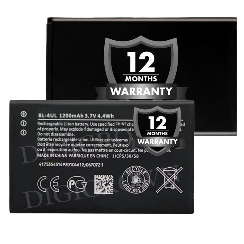 Image of Original BL-4UL Battery Compatible for Nokia 3310 | Nokia Asha 220 225 230 - (1200mAh) - 1 Year Warranty