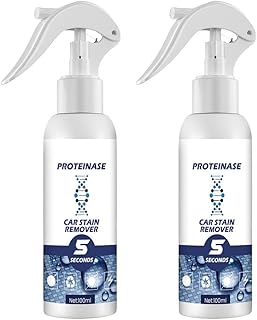 ihreesy Pack of 2 Professional Cockpit Care Car 100 ml Car Interior Cleaner Detergent for Interior Care Universal Car Interior Cleaner for Professional Cleaning