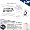 XTPTFABS 22Pcs Garage Door Quiet Hinge Sleeves Shaft Gaskets Compatible With New Rollers or Rollers With Clean Stems (ID-11mm; OD-11.90mm; L-80mm)