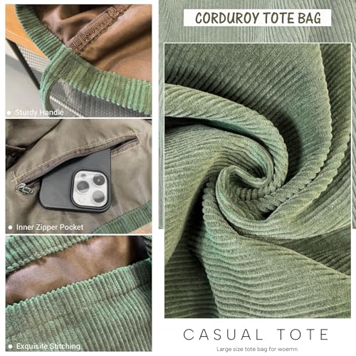 Image of Canvas Tote Bag for Women Large Hobo Shoulder Bag for Work Travel Casual Message Bag Tote Purse handbags