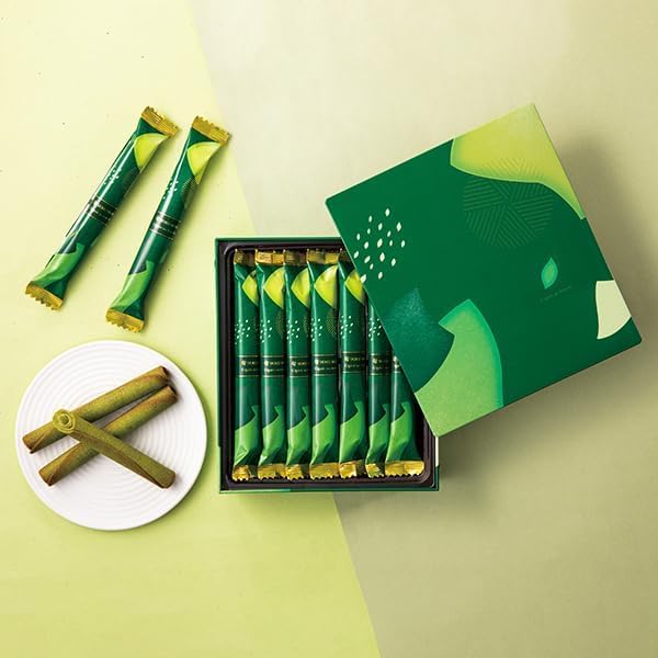 Amazon | ヨックモック抹茶シガール オゥ マッチャ 14本入り スイーツ