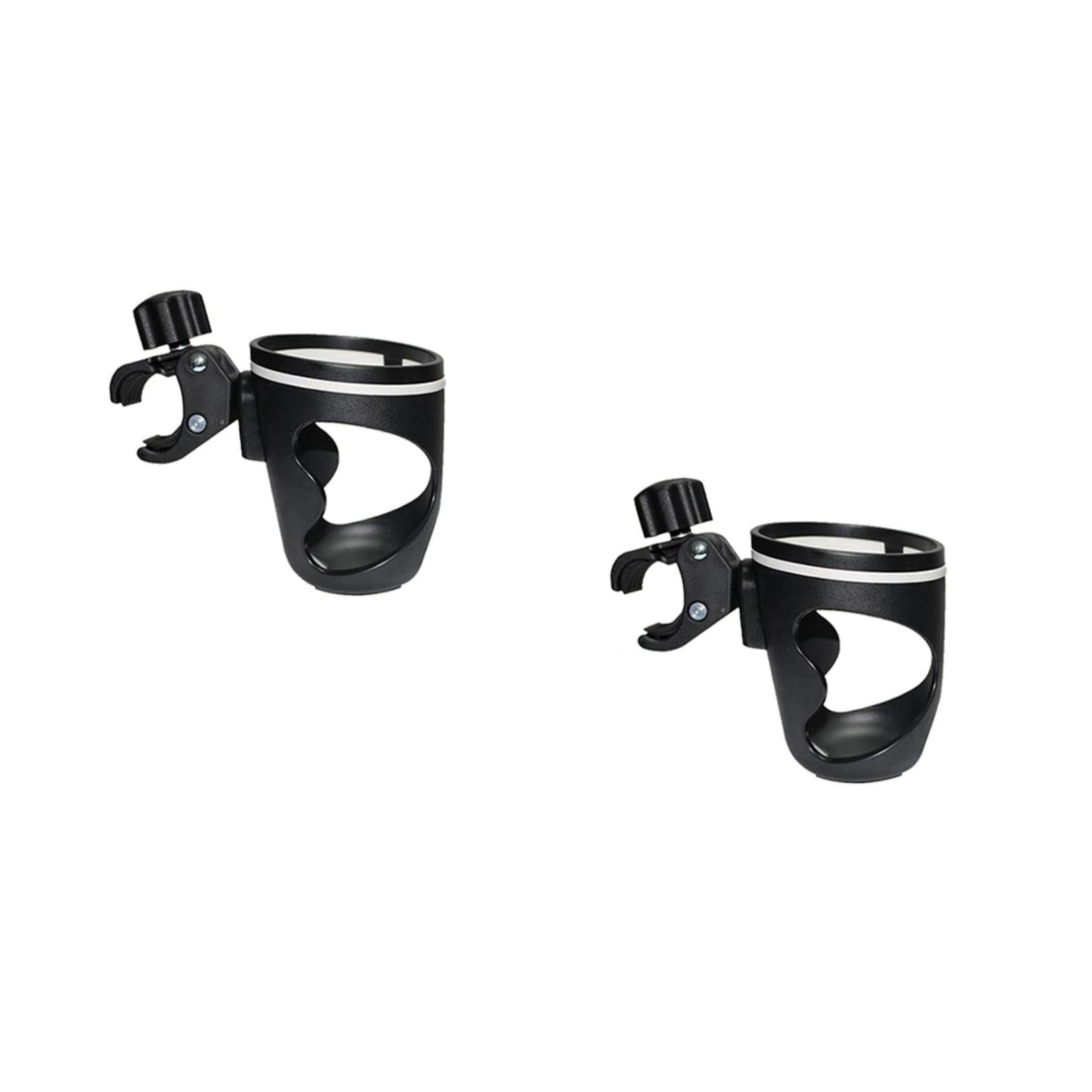 HEMOTON 2 Pz portabottiglie Portabicchieri per carrozzina passegino Portabicchieri per passeggino Black