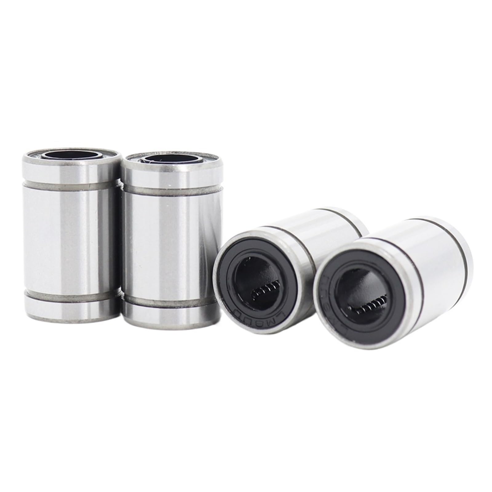Roulements à Mouvement linéaire LM8UU LM10UU ABEC-5 (4 pièces) Roulements à Mouvement linéaire LM 8 mm 10 mm(LM8UU-A5-4PCS)