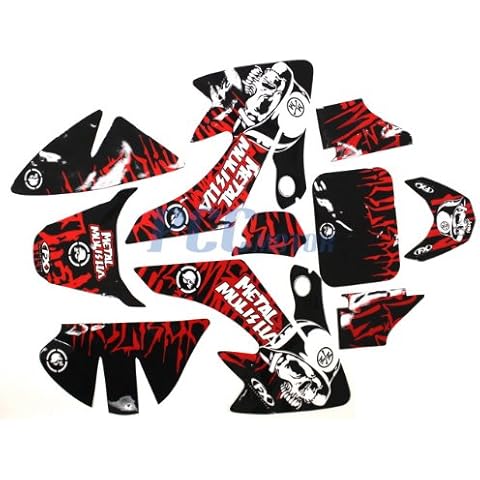 PCC MOTOR GRAPHICS DECALS STICKERS KIT FOR CRF50 PIT BIKE DE59 Cover