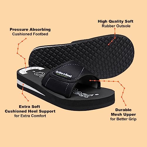 Ortho + Rest Extra Soft Ortho Slippers for Women | Doctor Orthopedic Chappal Footwear | Women Sliders Flip Flops