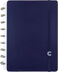 Caderno Inteligente, Médio, Intense Blue, 190x255 mm, 80 Folhas