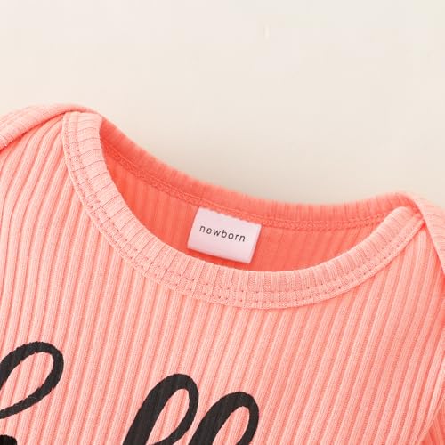 Yvowming Newborn Baby Girl Fall Winter Outfits Clothes Knit Romper Coming Home Outfit for Baby Girl4