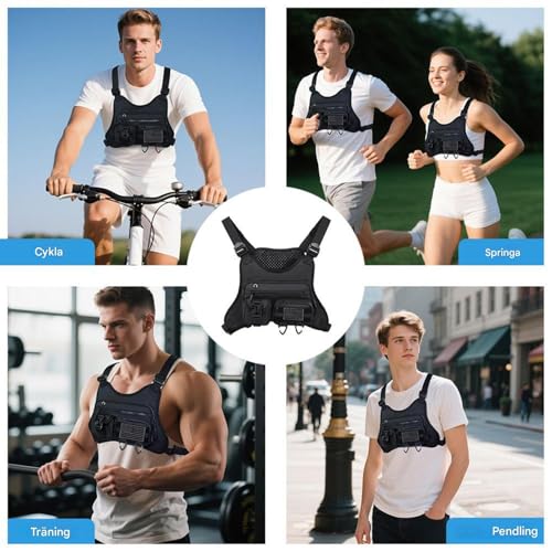 Sac de poitrine de course pour exercice en extérieur et gym - 5