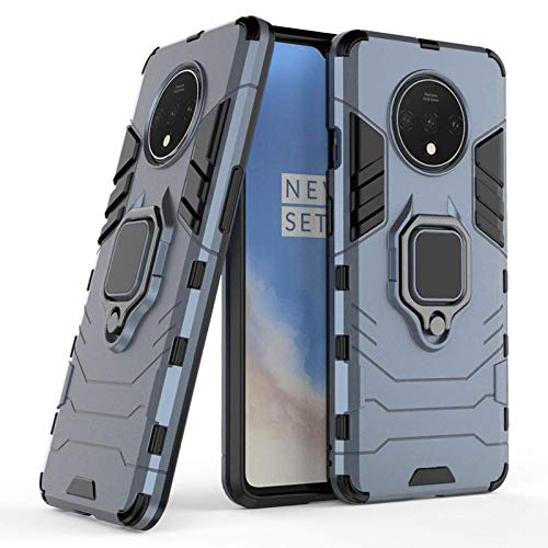 Glaslux Armor Shockproof Soft TPU and Hard PC Back Cover Case with Ring Holder for OnePlus 7T - Armor Grey (B0918BVGJS) Amazon Price History, Amazon Price Tracker