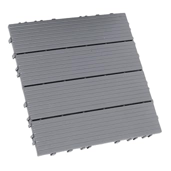 Decking Wood with Easy Maintenance Antislip and Surface Waterproof Interlocking Floor Tiles Plastic for Flooring Patio Backyards and Outdoor
