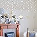 BEISHIDA Silver Star Hanging Swirl Decorations,Hanging Silver Party Supplies for Graduation Wedding Baby Shower Decorations, Pack of 15