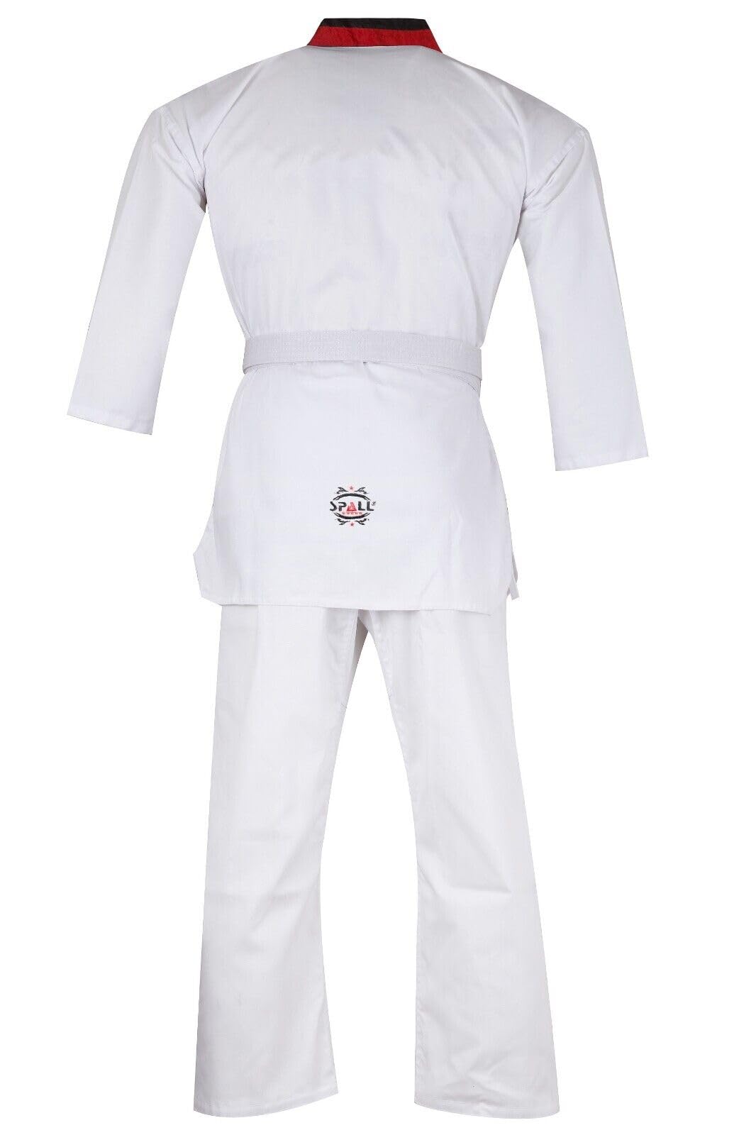 SPALL PRO US Taekwondo GI Suit - BJJ Gi for Adult & Kids - Brazilian Jiu Jitsu Gi - White Taekwondo Costume for Kids & Adult