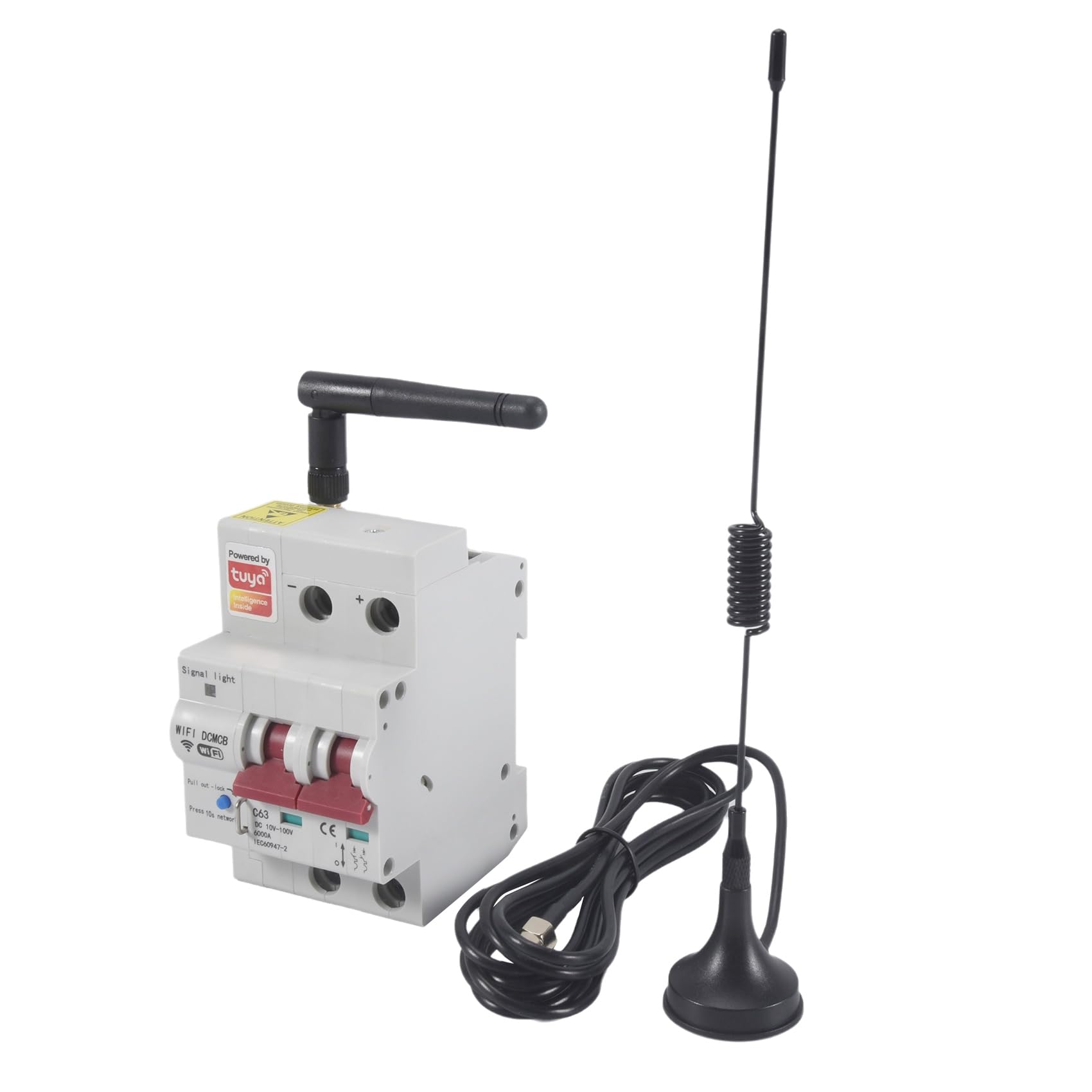 Interruptor de Aire Inteligente WiFi 63A con gestión por app y protección automática 2P CC