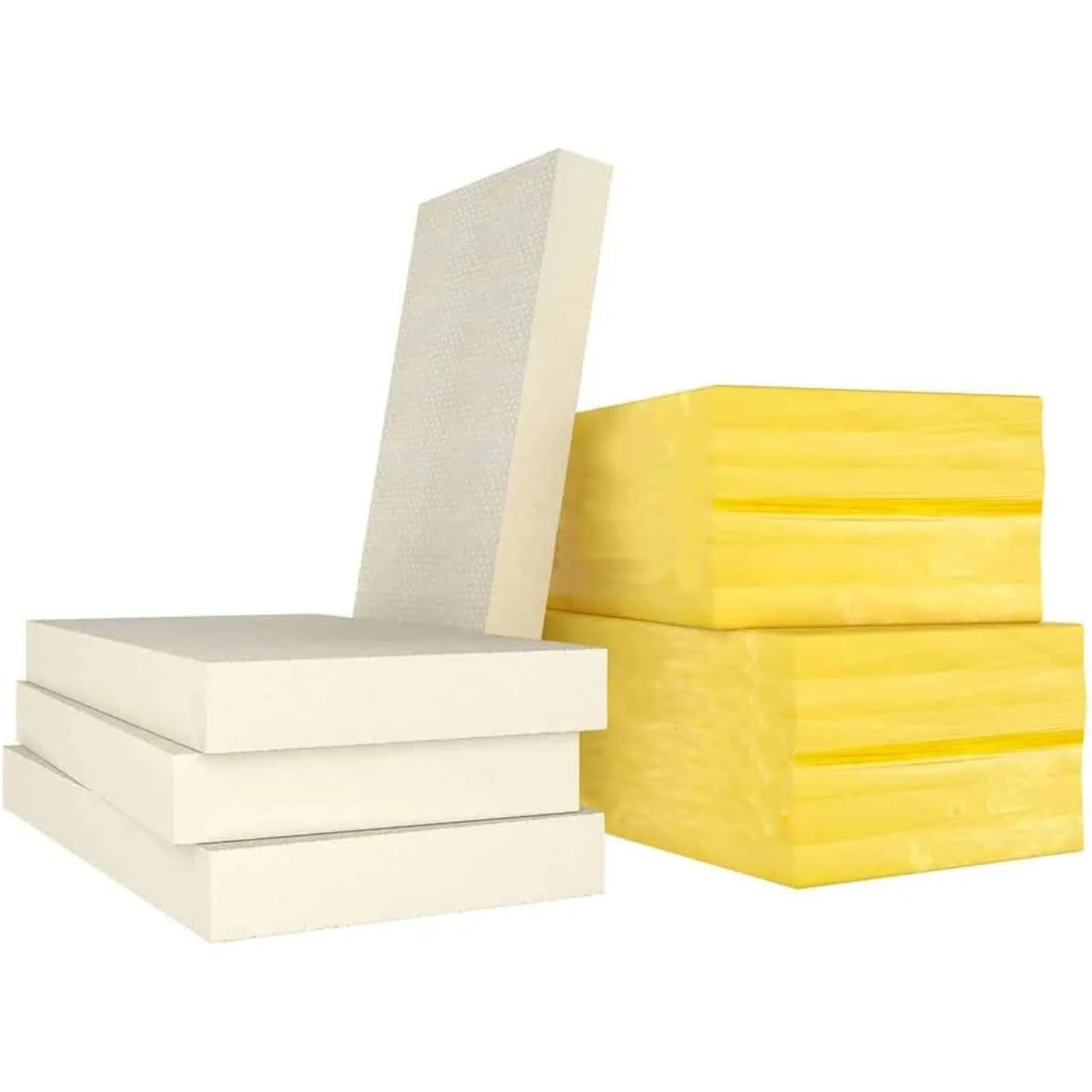 Pannelli in Xps, Isolante Termico, Lastra in Polistirene Estruso 58 cm x 122 cm, spessore 1 cm, per Isolamento, Coperture, Tetti, Pareti (50)
