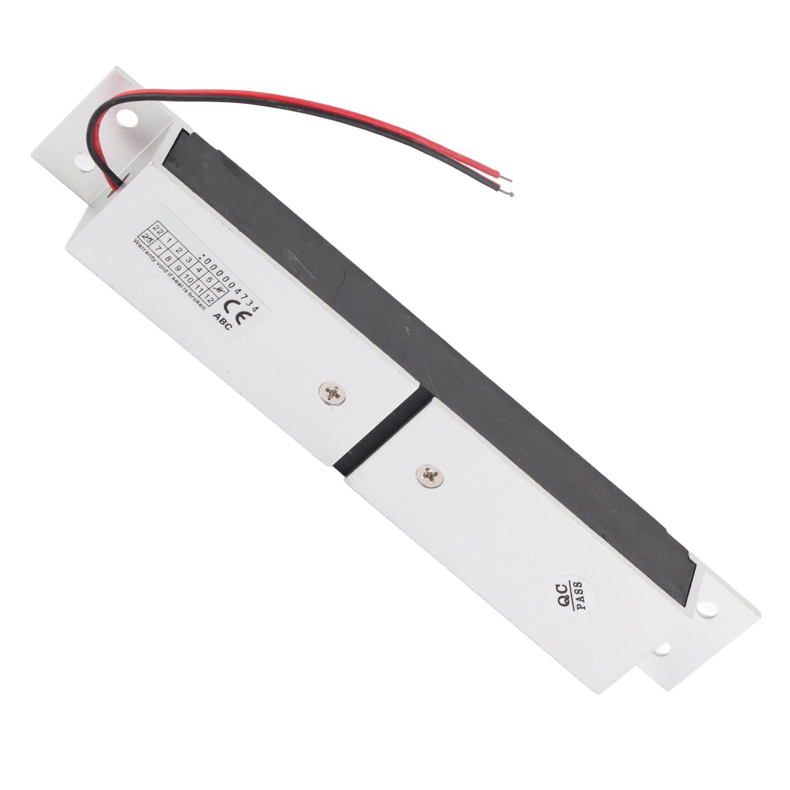 Elektryczny Zamek Magnetyczny, Tryb Secure NC, Siła Trzymania 280 Kg, Magnetyczny Zamek do Drzwi Obudowa ze Stopu Aluminium, do Drewnianych, Szklanych, Metalowych Drzwi