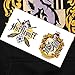 Popfunk Harry Potter Hufflepuff Logo Pull-Over Hoodie Sweat-Shirt (Large)