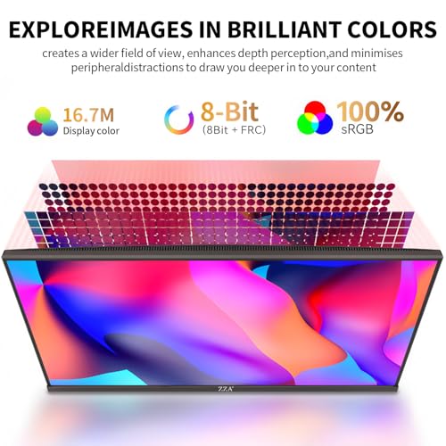 Image of ZZA 32 Inch Computer Monitor, 4K Monitor 60HZ UHD(3840 * 2160P) IPS Screen with Ultra-Thin Bezels,HDR10,HDMI /DP Ports, Tilt Adjustable, Eyecare, Ideal for Business, Office, and Casual Gaming