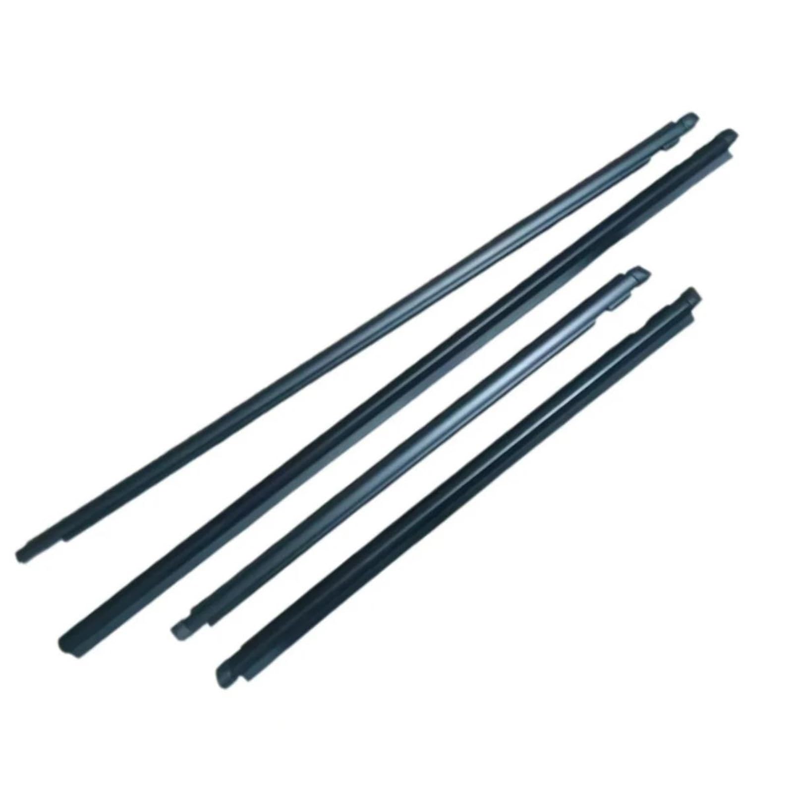 4Pcs Car Window Weatherstrip Black for Toyota for Yaris for Echo 2000-2005 Moulding Trim 68210-52020 Rubber