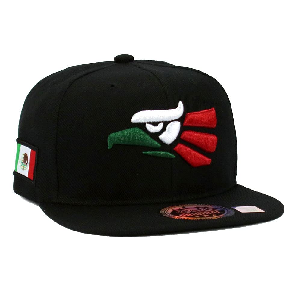 GenericMexican Mexico Hat Hecho En Mexico Eagle Aguila Snapback Flat Bill Baseball Cap
