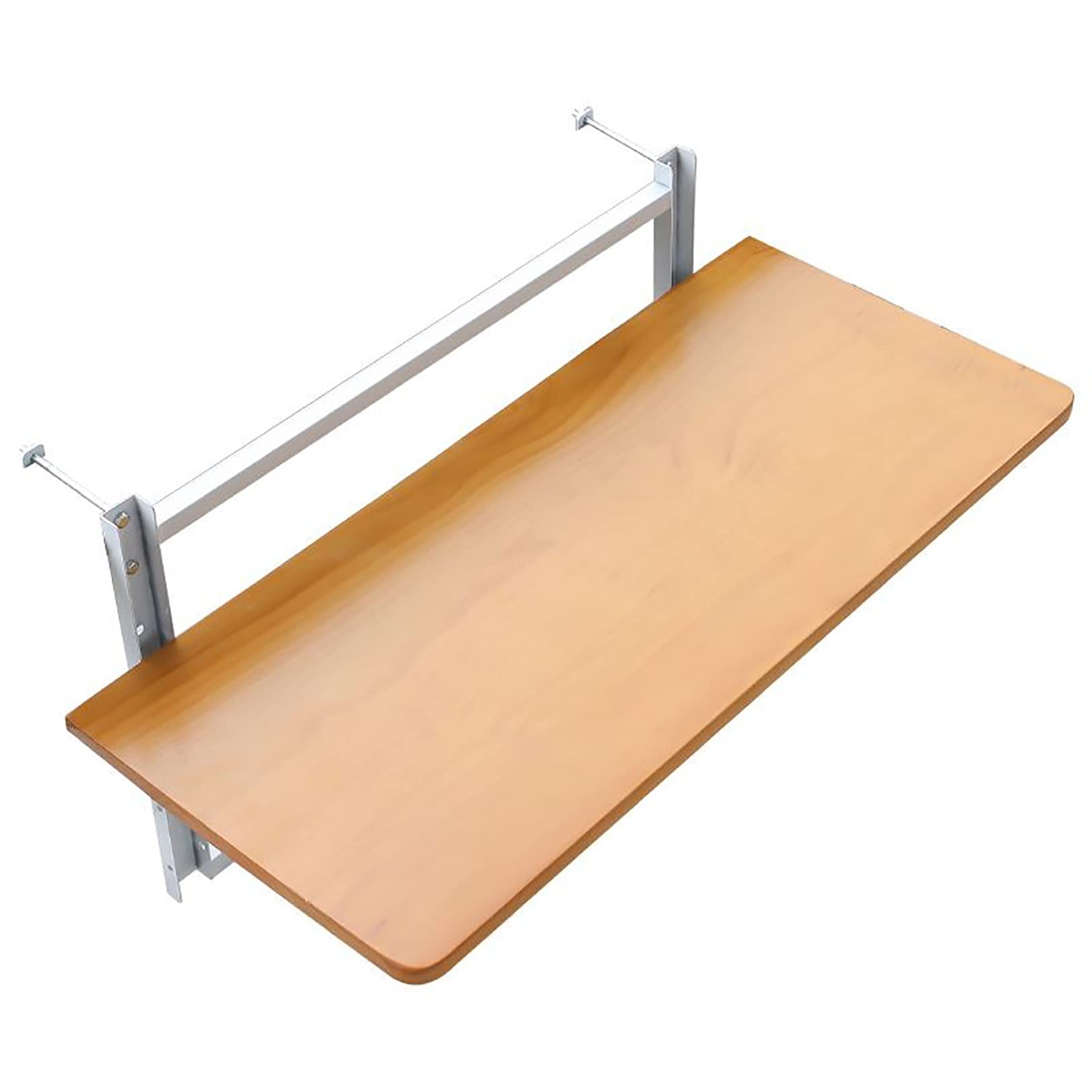 Table de terrasse réglable suspendue et rabattable gain de place