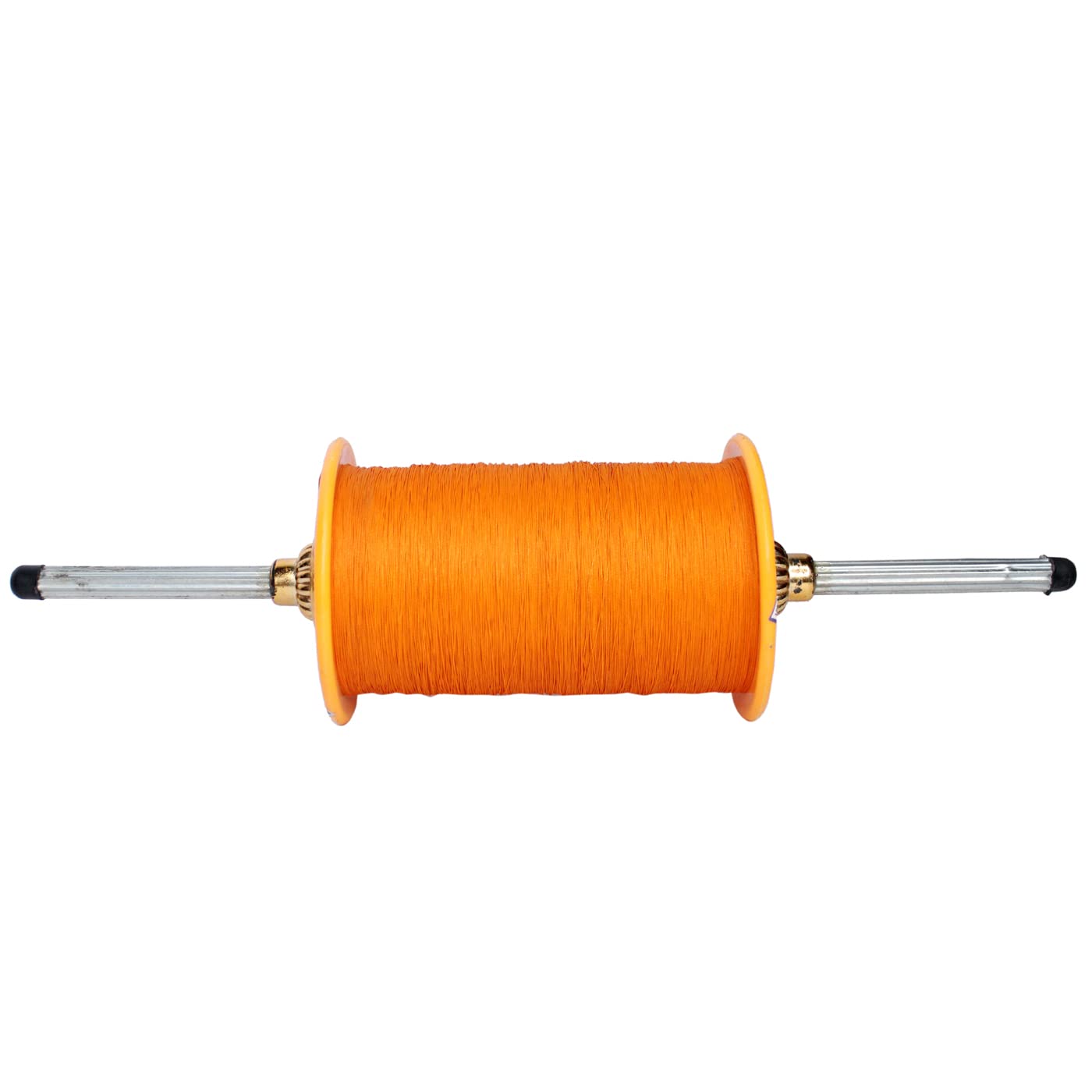 Majik Cotton Kite Flying Thread for Lohri, Makar Sakranti and Basant Panchami Festival for Kids and Adults (Orange 6 Gott)