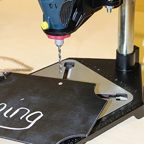 Image of Milescraft 1097 ToolStand - Variable Speed Drill Press Stand (compatible with Dremel). Rotary Tool Not Included, Black