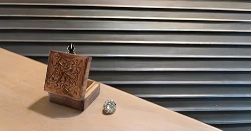 Miniatura 5 de Gran idea de regalo de cumpleaños, caja de joyería decorativa hecha a mano, caja del tesoro, organizador de joyas, caja de recuerdos, caja de