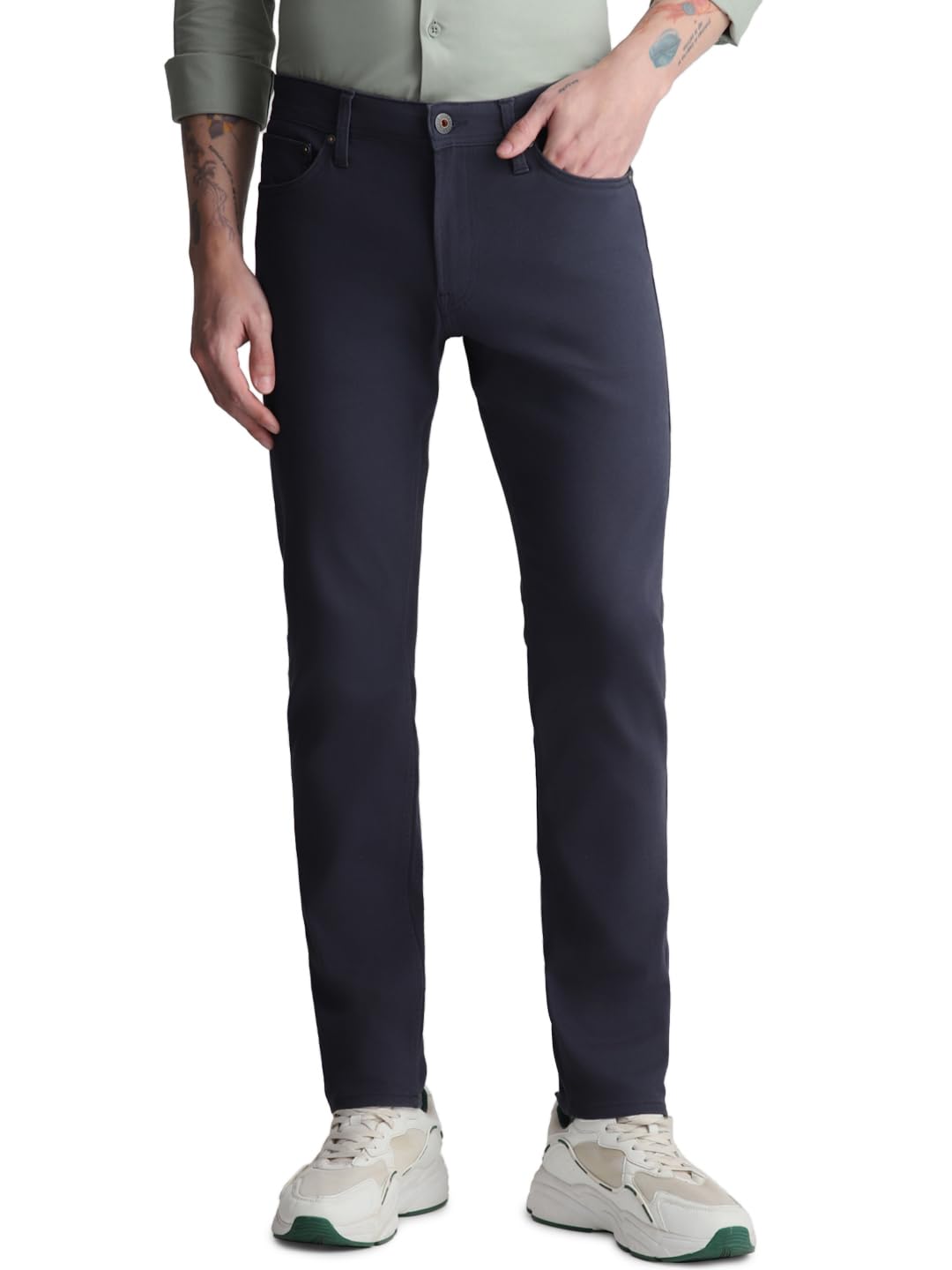 Jack & Jones Men's Slim Fit Jeans | Mid Rise | Jeans for Men in neutral