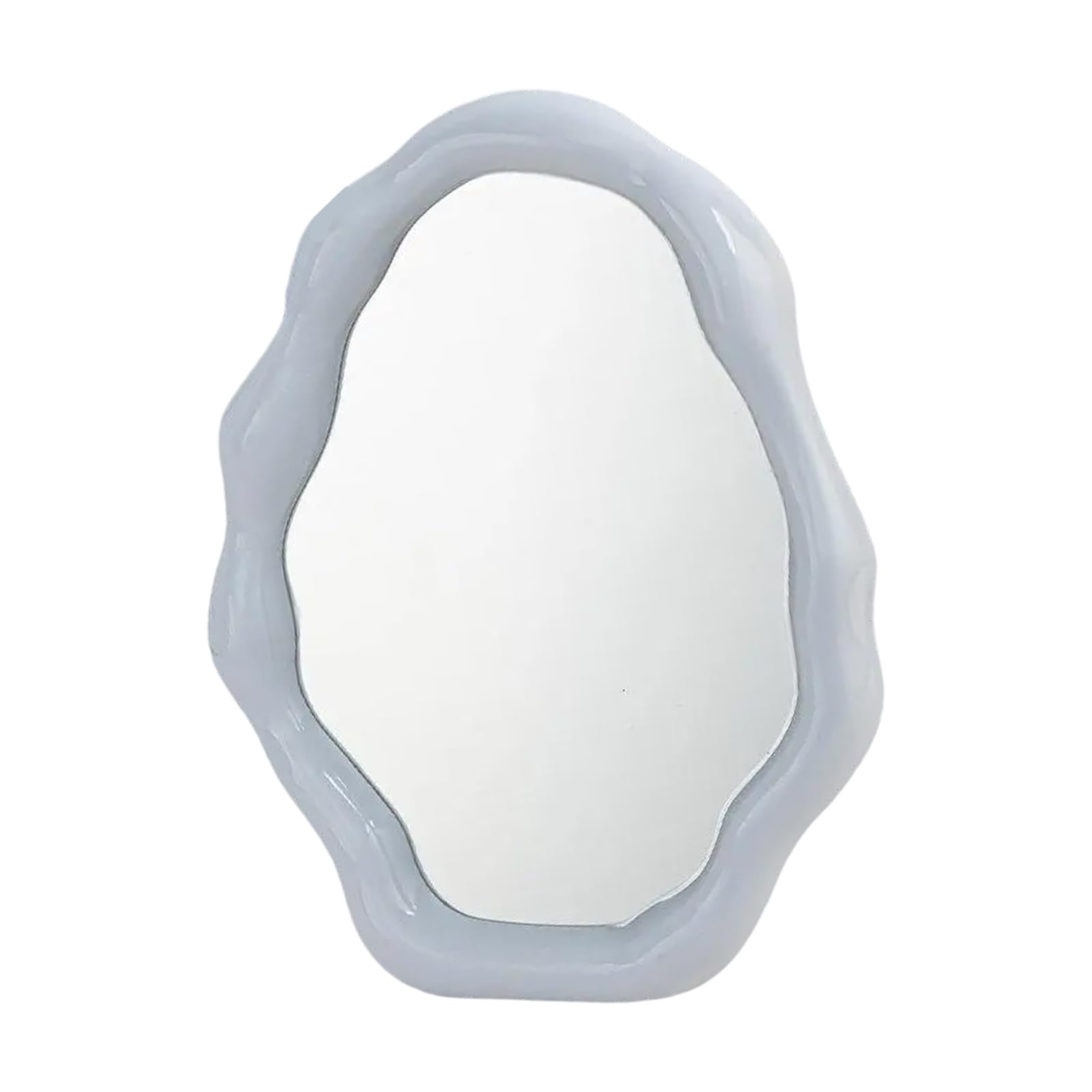 oringnat Desktop Makeup Mirrour,Foldable Makeup Mirrour Simple Portable Vanity Mirrour Princess Mirrour Clouds Cosmetic