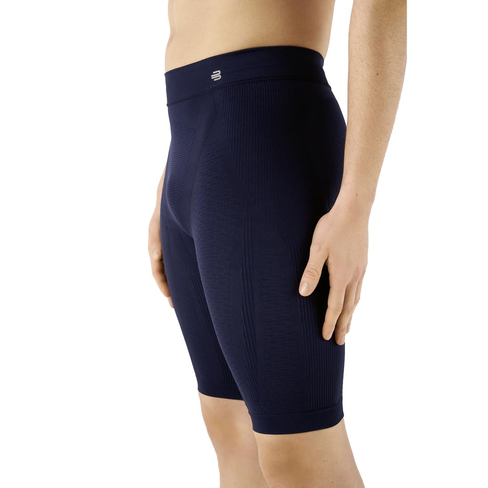 BAUERFEIND Kompressions-Hose „Sports Compression Tights Short“, Sporthose für Herren, Kurz, Für verbesserte Durchblutung der Beinmuskulatur, Polyamid/Elasthan