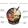 Nuwave Flex Precision Induction Cooktop, 10.25 Shatter-Proof Ceramic Glass, 6.5 Heating Coil, 45 Temps 100F to 500F, 4Qt Induction-Ready Healthy Ceramic Non-Stick Everyday Pan with Lid Included