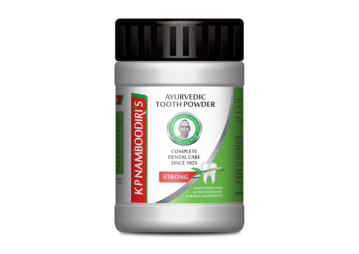 Nextone K.P. NAMBOODIRIIS Tooth Powder-Strong - 80 x 2 160 Gram (Ayurvedic Oral Care Toothpowder 2 Pack) (B0DJFJSVFF) Amazon Price History, Amazon Price Tracker
