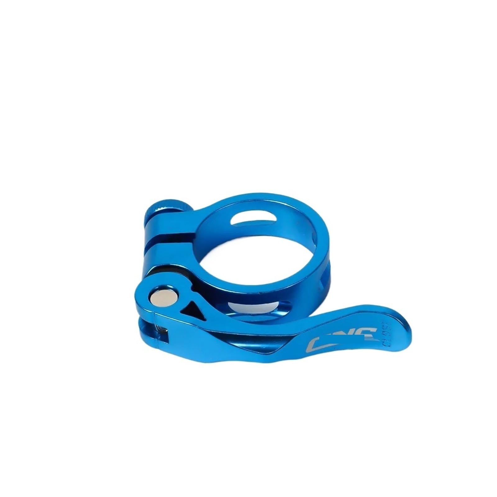 Afkfkr Blue Seat Post Clamp 31.8/34.9Mm Quick Release Road Bike Aluminum Ultralight Mtb Bicycle(,34.9Mm)