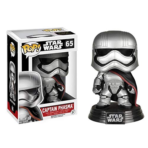 C S Star War x POP! Captain Phasma Movie Style Exquisite Collectible Figure, Multicolor - 3.9Inch