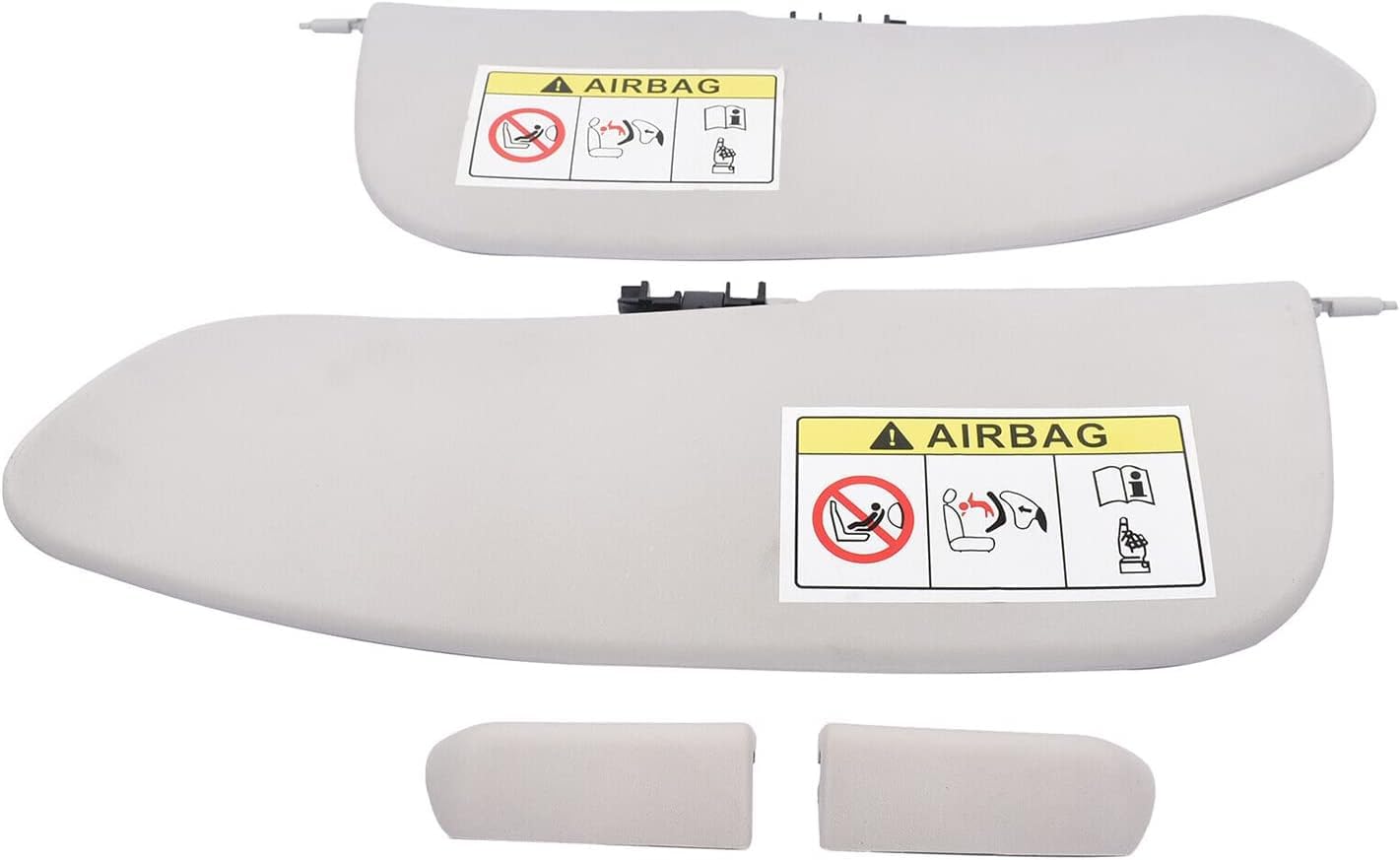 Pare-Soleil Citroën C3 II 2010-2016 - Lot De 2 Visières Conducteur Et Passager - Compatible Réf 816381 1613251480