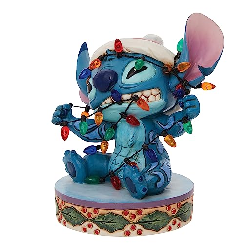 Enesco Jim Shore Stitch In Lights Figurine, Red - Image 3