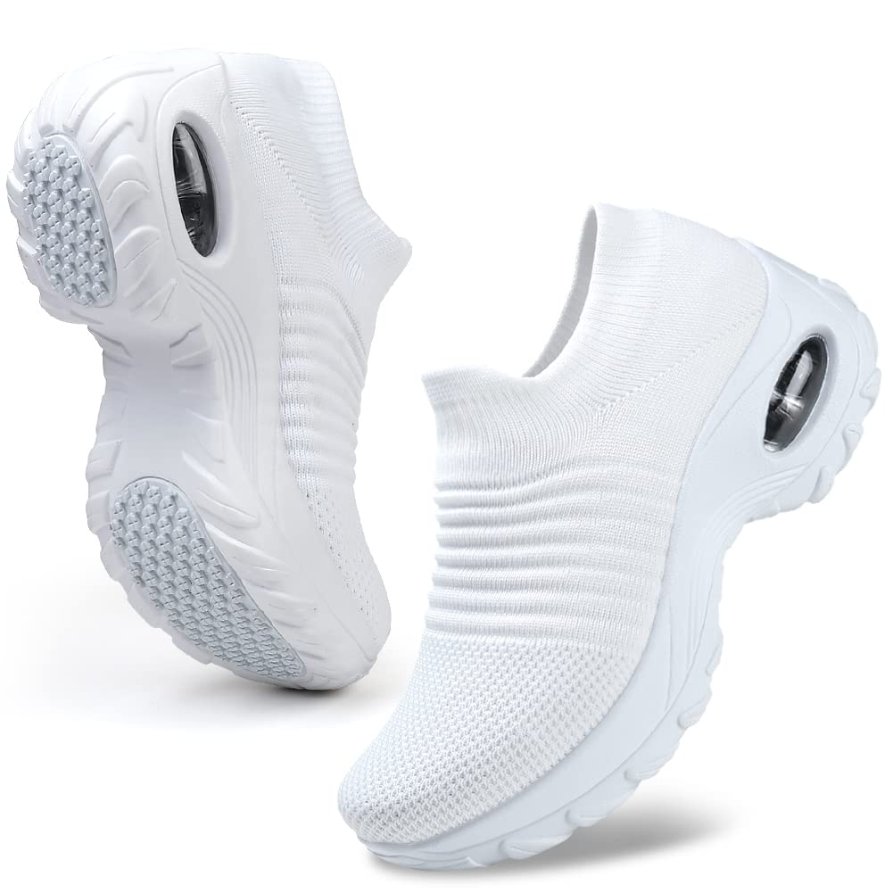 HKR Platform Sneakers Donna Leggero Casual Air Cuscino Scarpe da Ginnastica Outdoor