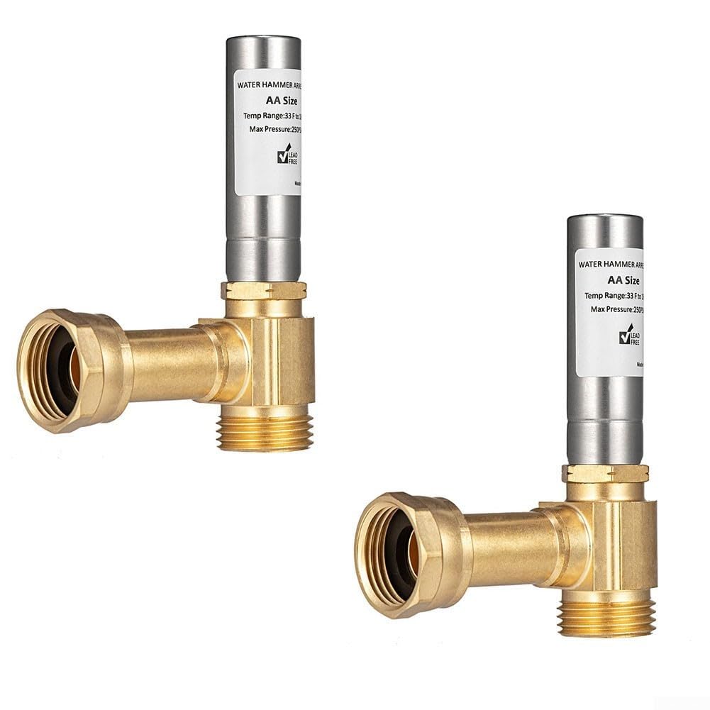 Arrêt d'angle pour marteau à eau 3/4" en acier inoxydable Réduction du