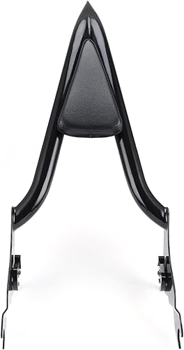 Miniatura 3 de Barra de asiento para motocicleta, respaldo trasero desmontable para Harley CVO Road Glide Street Touring Road King 2009-2022 (22 pulgadas, negro)