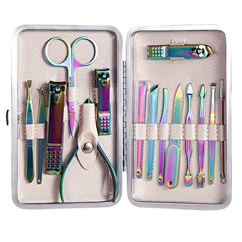 Coffret manucure professionnel en acier pour cadeau bien-être