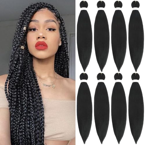 Braiding Hair Pre Stretched 30 Inch 8 Packs