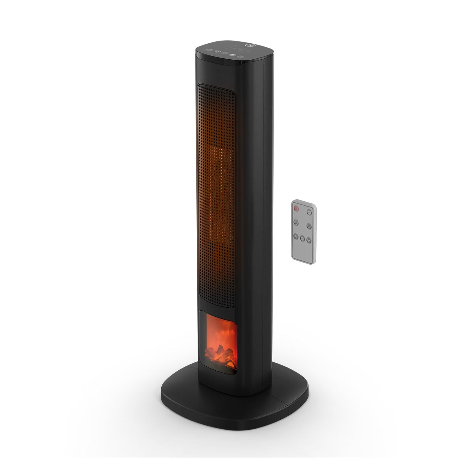 Avilia Termoventilatore a Torre 800/2000W con Funzione Oscillante Automatica e Comodo Telecomando - Elegante e Sicuro Grazie alla Funzione, Anti Surriscaldamento con Spegnimento Automatico - 60cm