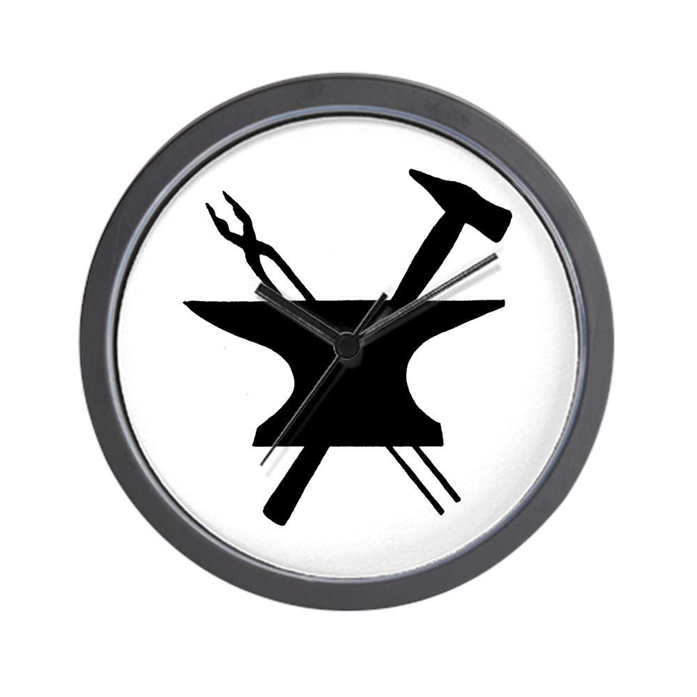 CafePress Blacksmith 10" Wall Clock for Livingroom, Kitchen, or Office