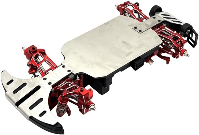 RC Stainless Steel Chassis Armor Set,Front Rear Chassis Skid Plate Guard for MJX Hyper Go 1/14 14211 RC Car