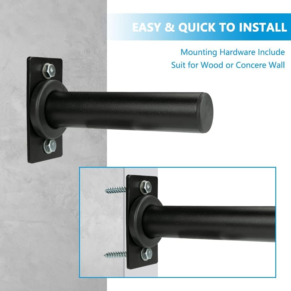 Soporte de pared para discos de pesas, 300 kg, resistente al desgaste, soporte para discos de 2 pulgadas, multifunción, entrenamiento de fuerza, equipo de fitness, accesorios con protector