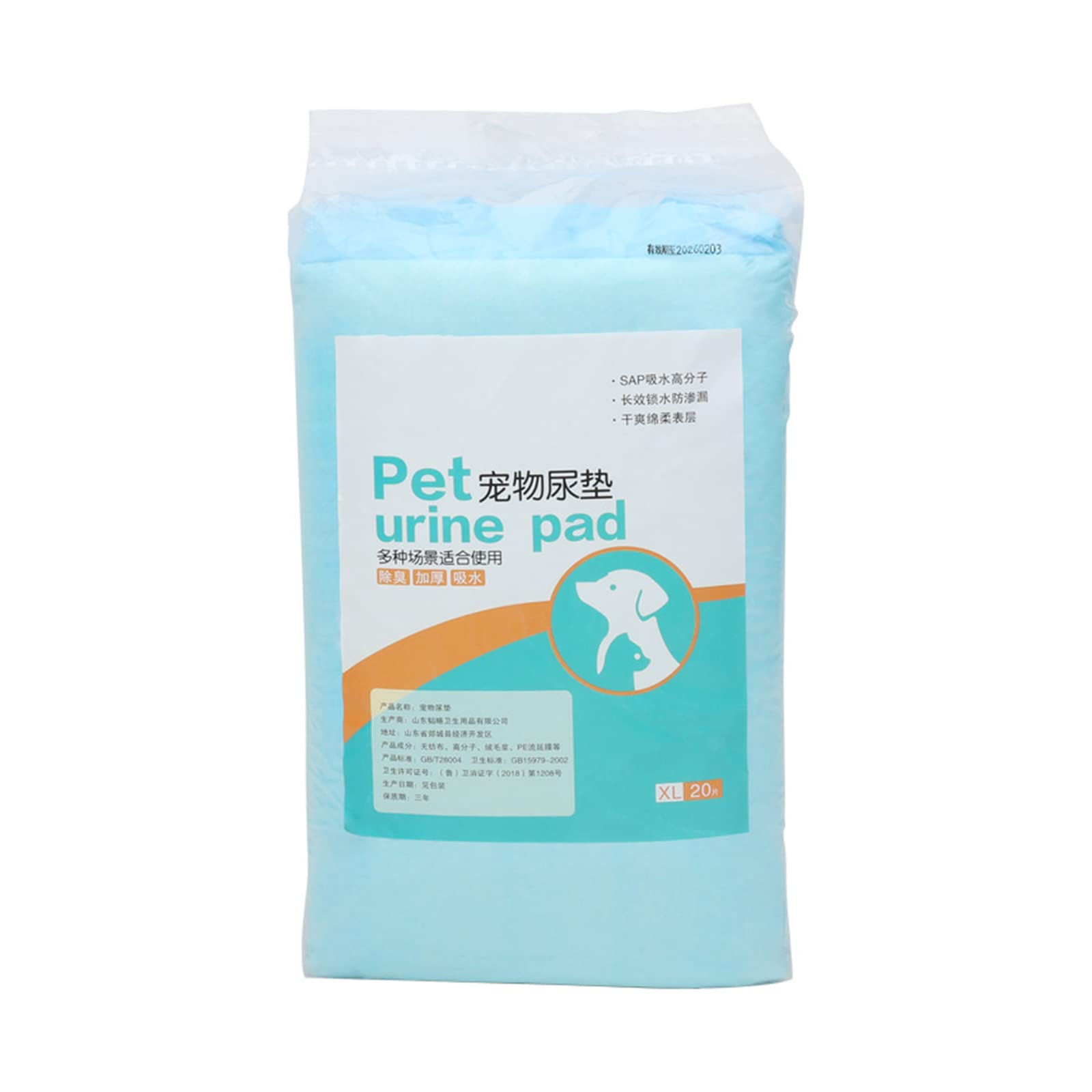 NEWFT Dog Pee Leak-Proof Dog Floor Mat Great Absorption Quick-Dry Puppy Potty Training Pad for Dogs Playpens