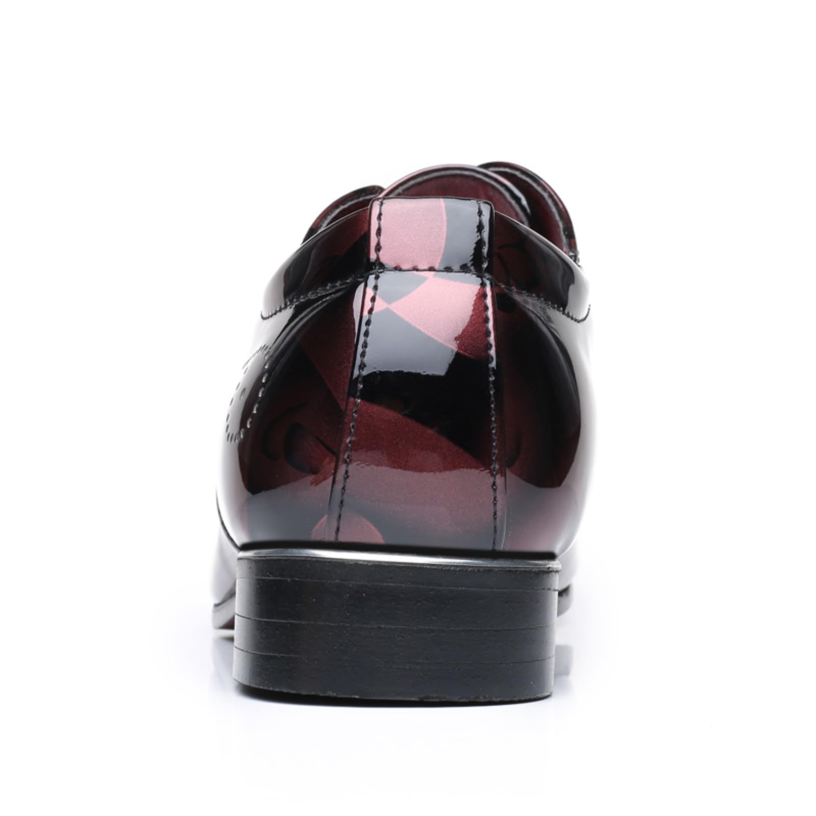Buty Oxford dla mężczyzn Derby buty męskie formalna sukienka biznesowa sznurowane buty oddychające klasyczna lakierowana skóra wsuwane półbuty niebieskie złoto szary czerwony czarny brązowy khaki