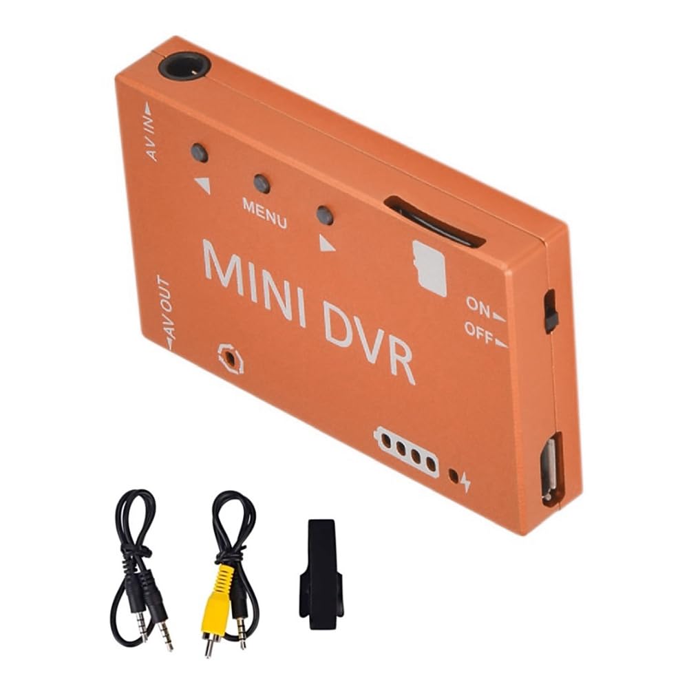 Fangxuee Racing FPV Drone for RC Models Mini DVR FPV Module NTSC/PAL Switchable Built-in Battery Video Audio Recorder