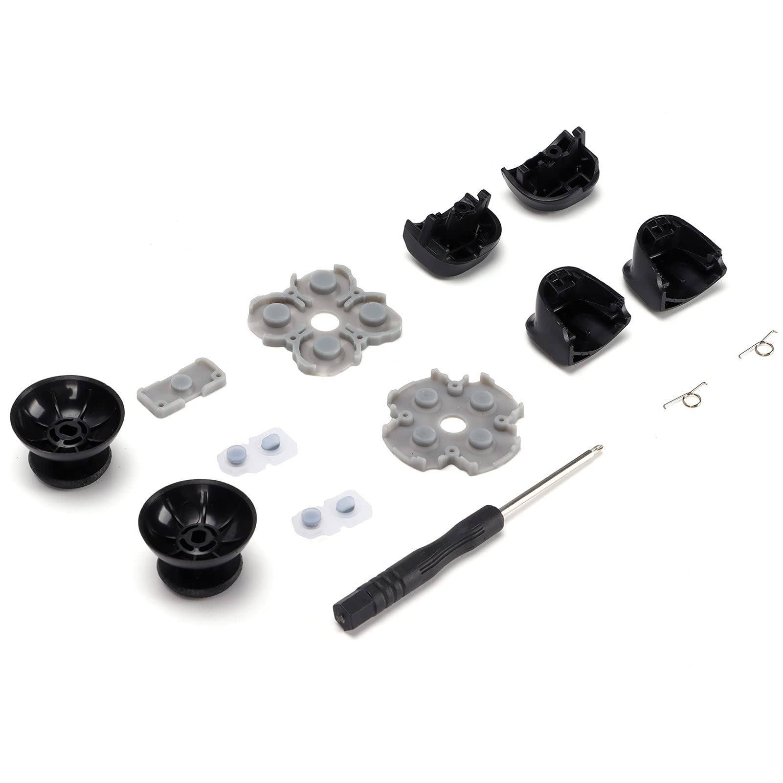 Botones de Encaje para el Controlador Ps5, Borracha Controle Ps5, Accesorios, Kit de Reemplazo del Controlador para el Mango de Ps5 Almohadilla de Goma Conductora Rocker 3D